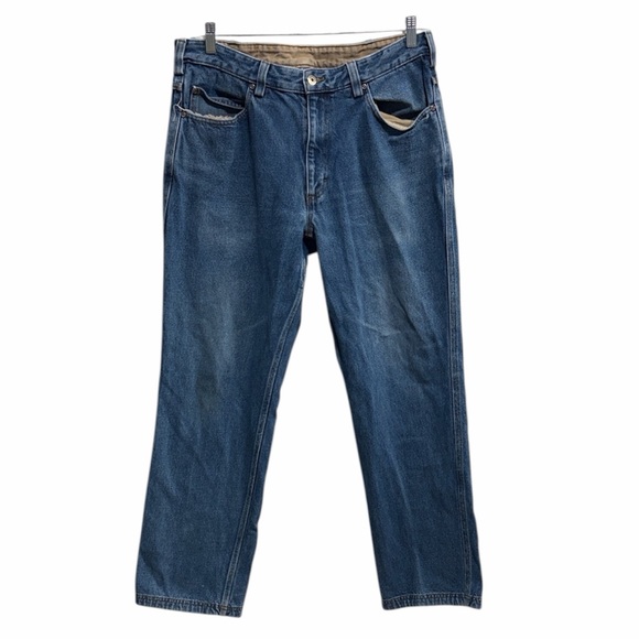 Duluth Trading Co Other - Duluth Trading Co Men’s Blue Denim Jeans 36x32 Relaxed Fit Workwear